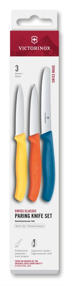 Victorinox Swiss Classic Gemüsemesser-Set, 3-teilig